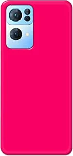 Khaalis Solid Color Pink matte finish shell case back cover for Oppo Reno 7 Pro - K208231