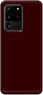 جراب خلفي متين بلون أحمر خالص من خاليس لهاتف Samsung Galaxy S20 Ultra - K208229