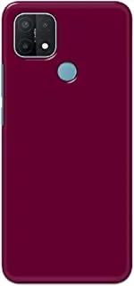 Khaalis Solid Color Purple matte finish shell case back cover for Oppo A15 - K208235