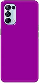 Khaalis Solid Color Purple matte finish shell case back cover for Oppo Reno5 Pro 5G - K208240