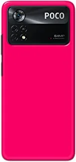 Khaalis Solid Color Pink matte finish shell case back cover for Xiaomi Poco X4 Pro 5G - K208231