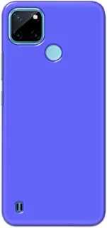 Khaalis Solid Color Blue matte finish shell case back cover for Realme C21Y - K208244