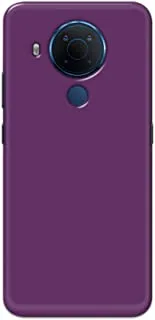 Khaalis Solid Color Purple matte finish shell case back cover for Nokia 5.4 - K208237