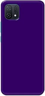 Khaalis Solid Color Purple matte finish shell case back cover for Oppo A16k - K208242