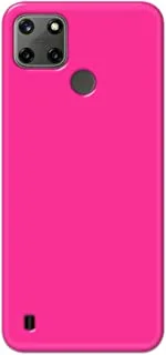 Khaalis Solid Color Pink matte finish shell case back cover for Realme C25Y - K208230