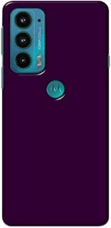 Khaalis Solid Color Purple matte finish shell case back cover for Motorola Edge 20 - K208236