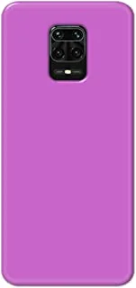 Khaalis Solid Color Purple matte finish shell case back cover for Xiaomi Redmi Note 9 Pro - K208239