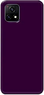 Khaalis Solid Color Purple matte finish shell case back cover for Vivo Y72 5G - K208236