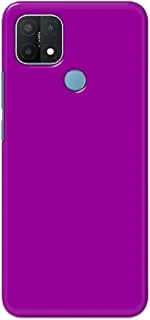 Khaalis Solid Color Purple matte finish shell case back cover for Oppo A15 - K208240