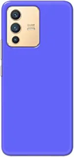 Khaalis Solid Color Blue matte finish shell case back cover for Vivo V23 - K208244