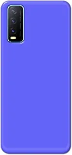 Khaalis Solid Color Blue matte finish shell case back cover for Vivo Y20 - K208244