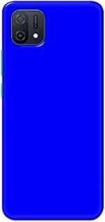 Khaalis Solid Color Blue matte finish shell case back cover for Oppo A16k - K208245