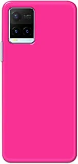 Khaalis Solid Color Pink matte finish shell case back cover for Vivo Y21T - K208230