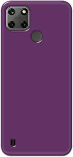 Khaalis Solid Color Purple matte finish shell case back cover for Realme C25Y - K208237