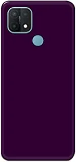 Khaalis Solid Color Purple matte finish shell case back cover for Oppo A15s - K208236