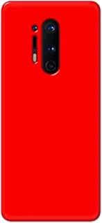 جراب خلفي بلون أحمر غير لامع من خاليس لهاتف OnePlus 8 Pro - K208227