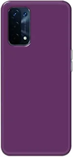 Khaalis Solid Color Purple matte finish shell case back cover for Oppo A74 5G - K208237