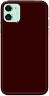 جراب خلفي متين بلون أحمر خالص من Khaalis لهاتف Apple iPhone 11 - K208229