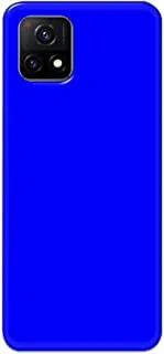 جراب خلفي متين بلون أزرق مطفأ اللمعة من كاليس لهاتف فيفو Y72 5G - K208245