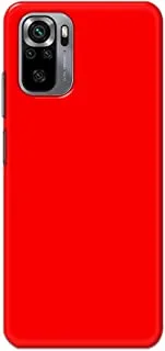 جراب خلفي متين بلون أحمر خالص من خاليس لهاتف Xiaomi Redmi Note 10s - K208227