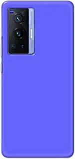 Khaalis Solid Color Blue matte finish shell case back cover for Vivo X70 Pro - K208244