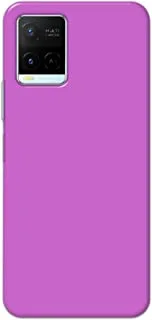 Khaalis Solid Color Purple matte finish shell case back cover for Vivo Y21 2021 - K208239