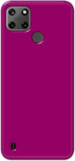Khaalis Solid Color Purple matte finish shell case back cover for Realme C25Y - K208234