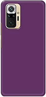 Khaalis Solid Color Purple matte finish shell case back cover for Xiaomi Redmi Note 10 Pro - K208237
