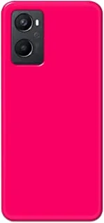 Khaalis Solid Color Pink matte finish shell case back cover for Oppo A96 - K208231