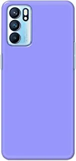 Khaalis Solid Color Blue matte finish shell case back cover for Oppo RENO 6 - K208243