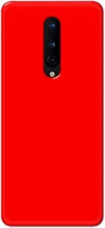 جراب خلفي بلون أحمر غير لامع من خاليس لهاتف OnePlus 8 - K208227