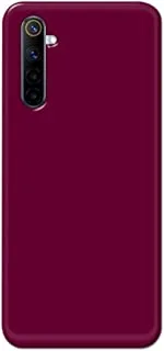 Khaalis Solid Color Purple matte finish shell case back cover for Realme 6 - K208235