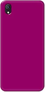 Khaalis Solid Color Purple matte finish shell case back cover for Vivo Y1s - K208234