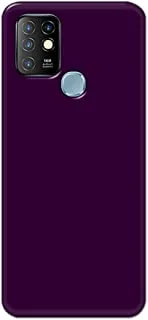 Khaalis Solid Color Purple matte finish shell case back cover for Infinix Hot 10 - K208236