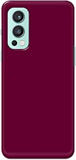 Khaalis Solid Color Purple matte finish shell case back cover for OnePlus Nord 2 5G - K208235