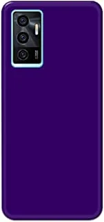 Khaalis Solid Color Purple matte finish shell case back cover for Vivo V23e - K208242