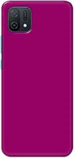 Khaalis Solid Color Purple matte finish shell case back cover for Oppo A16k - K208234