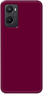 Khaalis Solid Color Purple matte finish shell case back cover for Oppo A96 - K208235