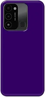 Khaalis Solid Color Purple matte finish shell case back cover for Tecno Spark 8c - K208242