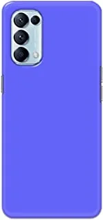 Khaalis Solid Color Blue matte finish shell case back cover for Oppo Reno5 Pro 5G - K208244