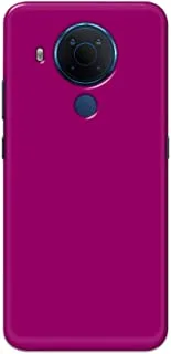 Khaalis Solid Color Purple matte finish shell case back cover for Nokia 5.4 - K208234