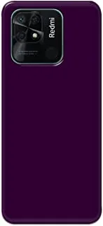 Khaalis Solid Color Purple matte finish shell case back cover for Xiaomi Redmi 10c - K208236