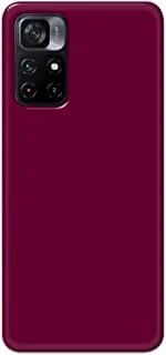 Khaalis Solid Color Purple matte finish shell case back cover for Xiaomi Poco M4 Pro 5G - K208235