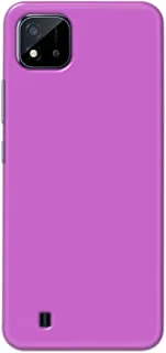 Khaalis Solid Color Purple matte finish shell case back cover for Realme C11 2021 - K208239