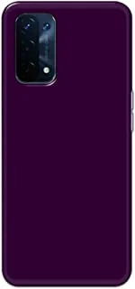 Khaalis Solid Color Purple matte finish shell case back cover for Oppo A74 5G - K208236