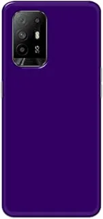 Khaalis Solid Color Purple matte finish shell case back cover for Oppo A93 - K208242