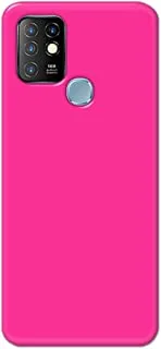 Khaalis Solid Color Pink matte finish shell case back cover for Infinix Hot 10 - K208230