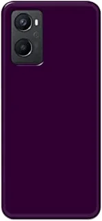 Khaalis Solid Color Purple matte finish shell case back cover for Oppo A96 - K208236