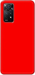جراب خلفي بلون أحمر غير لامع من خاليس لهاتف Xiaomi Redmi Note 11 Pro Plus - K208227