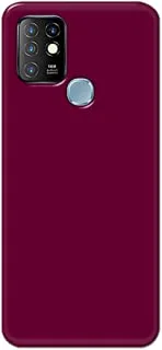 Khaalis Solid Color Purple matte finish shell case back cover for Infinix Hot 10 - K208235